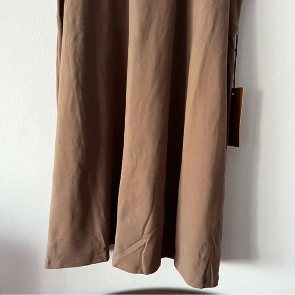 Girlfriend Collective Lola V-Neck Dress Fog 5X - Picture 11 of 16